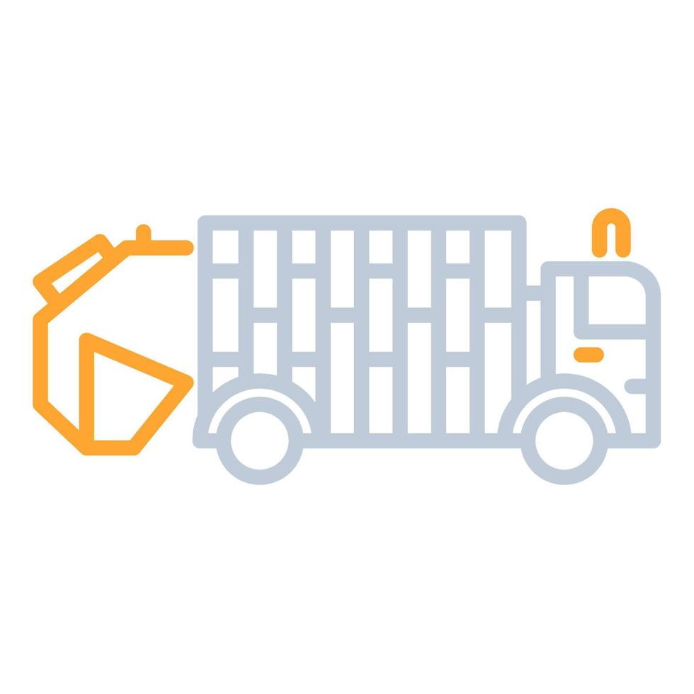 Recycling-LKW-Symbol, geeignet für eine Vielzahl digitaler Kreativprojekte. frohes Schaffen. vektor