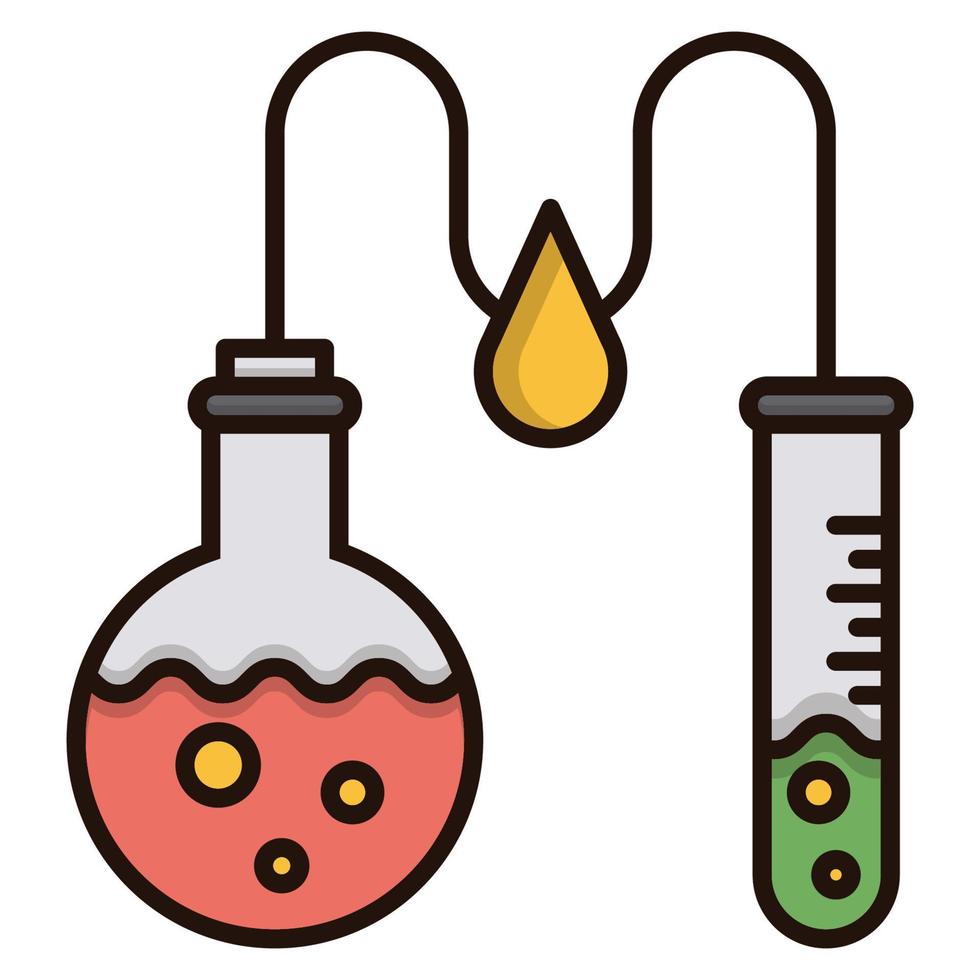 kemisk analys ikon, lämplig för en bred räckvidd av digital kreativ projekt. Lycklig skapande. vektor