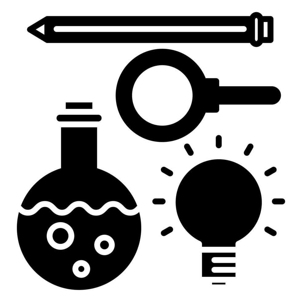 formales Wissenschaftssymbol, geeignet für eine Vielzahl digitaler Kreativprojekte. frohes Schaffen. vektor