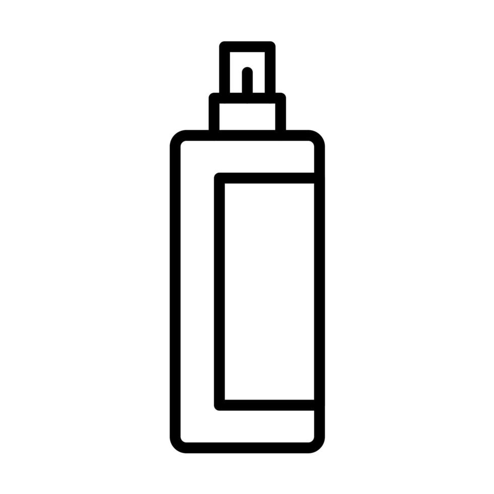 Haarspray-Symbol, geeignet für eine Vielzahl digitaler Kreativprojekte. frohes Schaffen. vektor