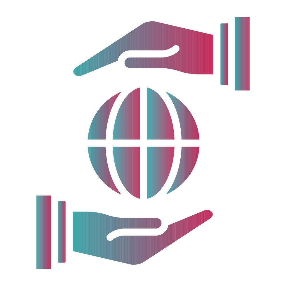 Save the World-Symbol, geeignet für eine Vielzahl von digitalen Kreativprojekten. frohes Schaffen. vektor