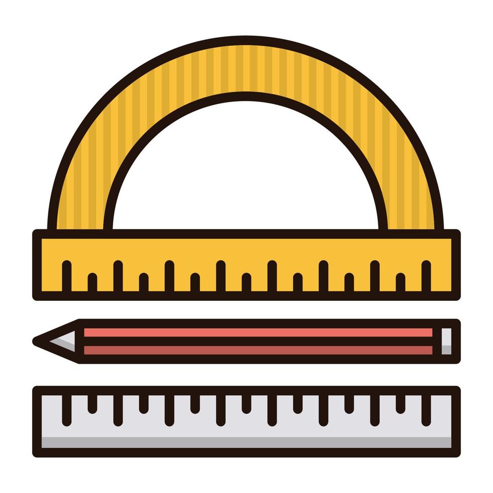 Messsymbol, geeignet für eine Vielzahl digitaler Kreativprojekte. frohes Schaffen. vektor