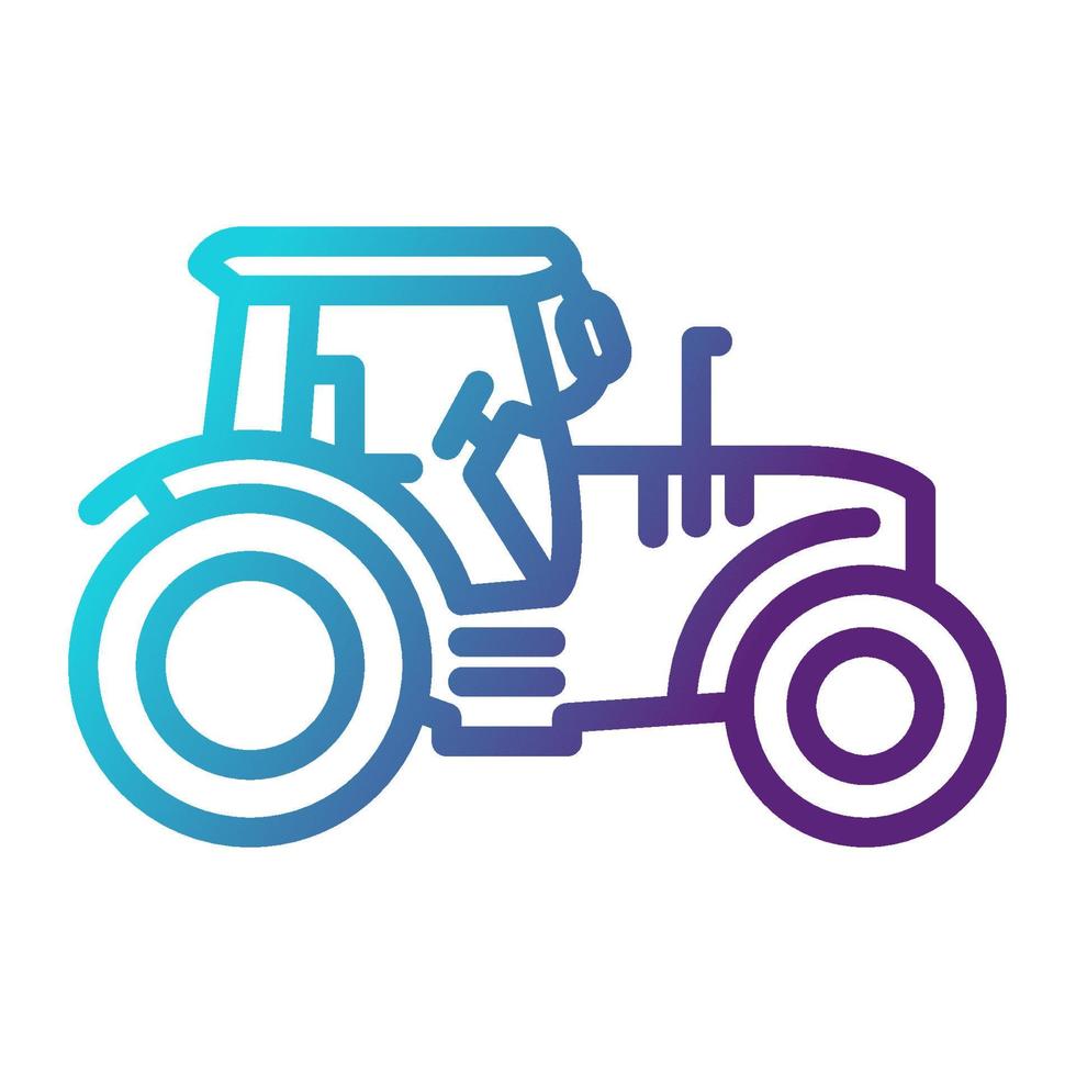 Traktorsymbol, geeignet für eine Vielzahl digitaler Kreativprojekte. frohes Schaffen. vektor