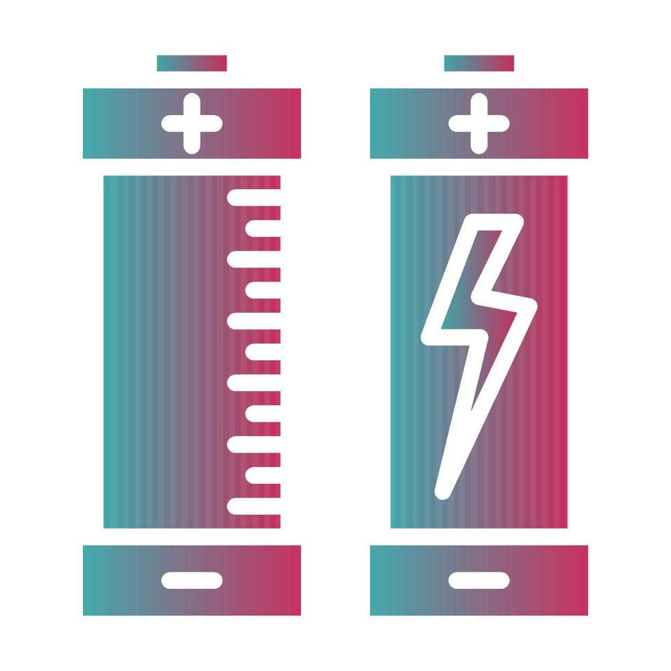 batteri ikon, lämplig för en bred räckvidd av digital kreativ projekt. Lycklig skapande. vektor