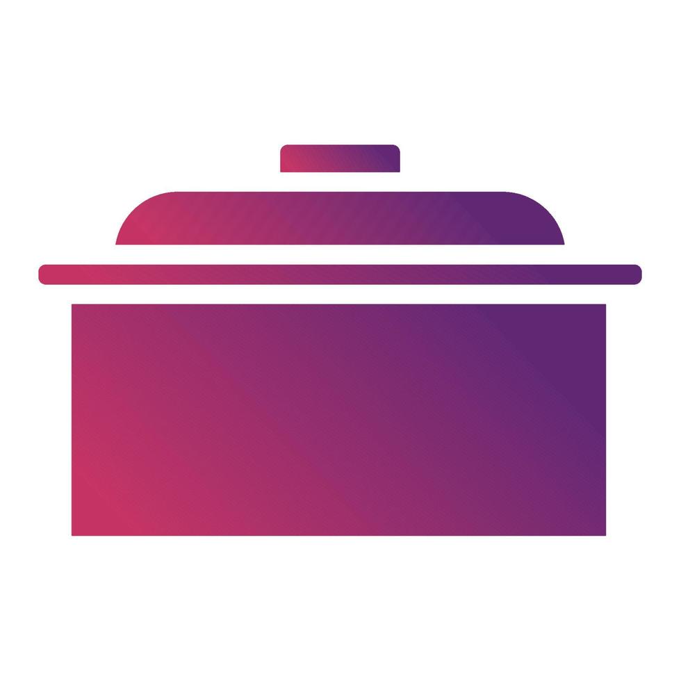 gryta maträtt ikon, lämplig för en bred räckvidd av digital kreativ projekt. Lycklig skapande. vektor
