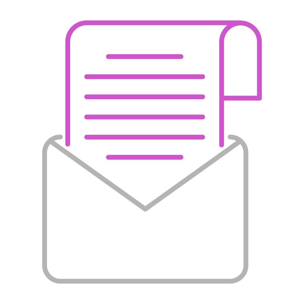 E-Mail-Marketing-Symbol, geeignet für eine Vielzahl digitaler Kreativprojekte. frohes Schaffen. vektor