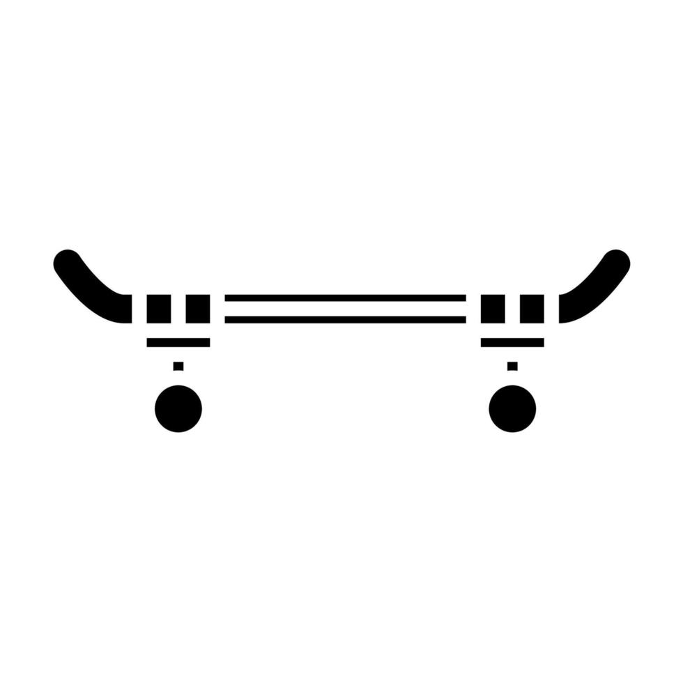 Skateboard-Symbol, geeignet für eine Vielzahl digitaler kreativer Projekte. frohes Schaffen. vektor