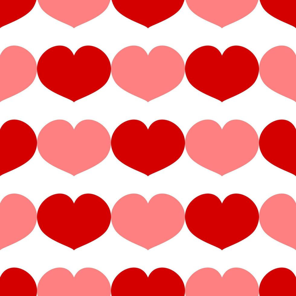 kärlek mönster form för valentines dag. illustration av hjärta form vektor mall.