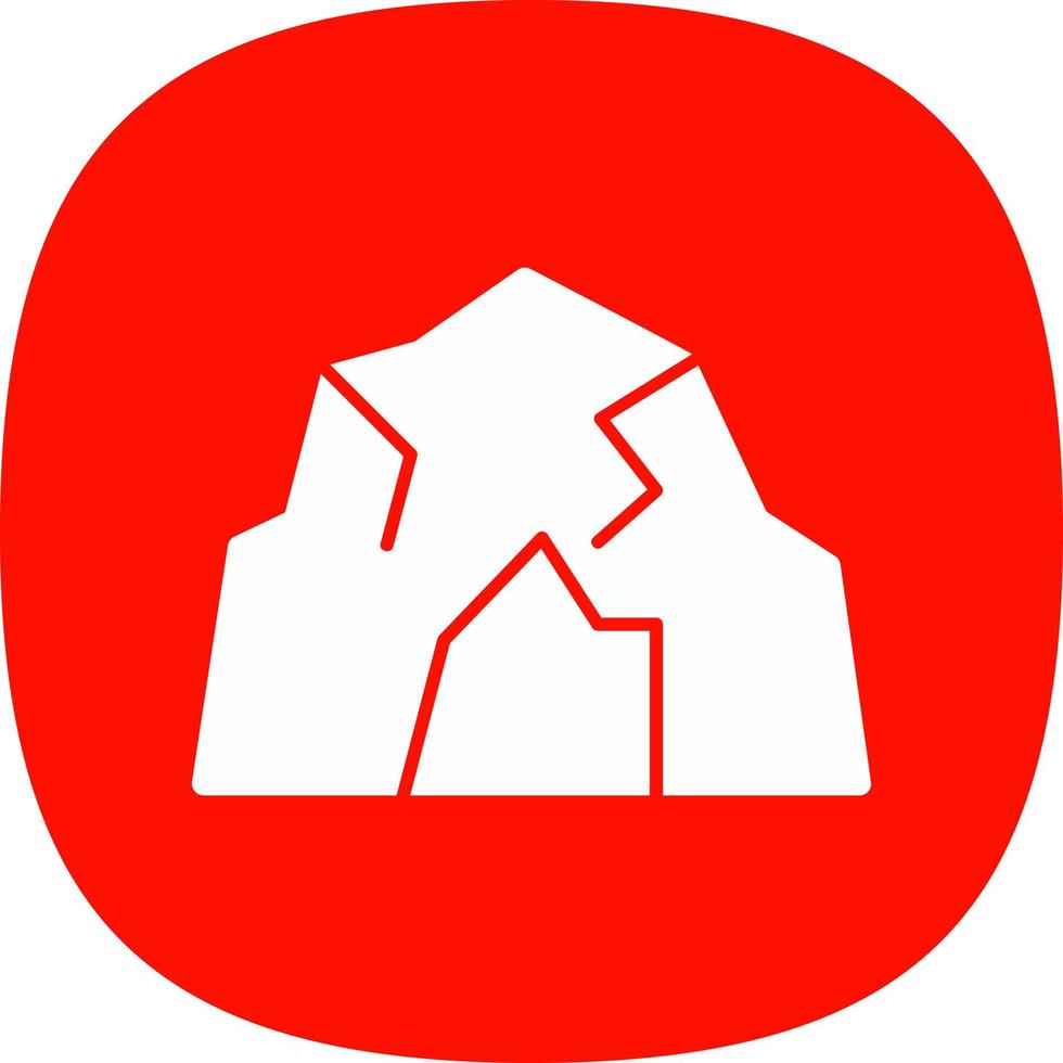Höhlenvektor-Icon-Design vektor
