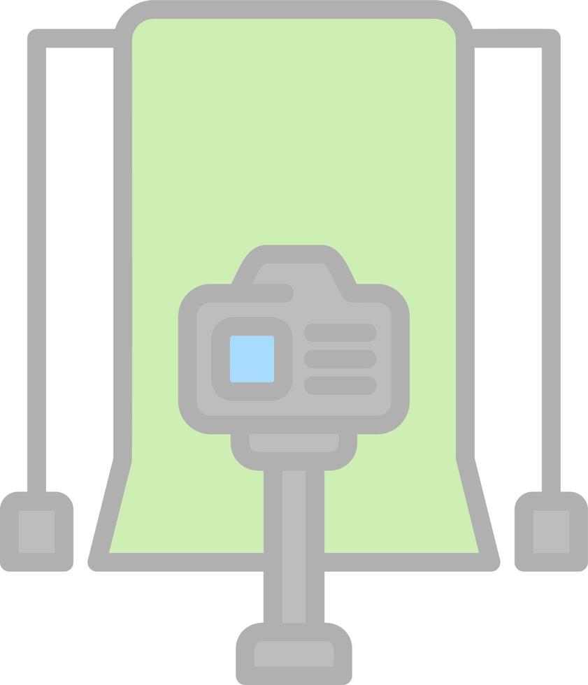 grön skärm vektor ikon design