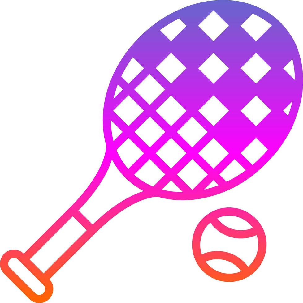 Tennis-Vektor-Icon-Design vektor