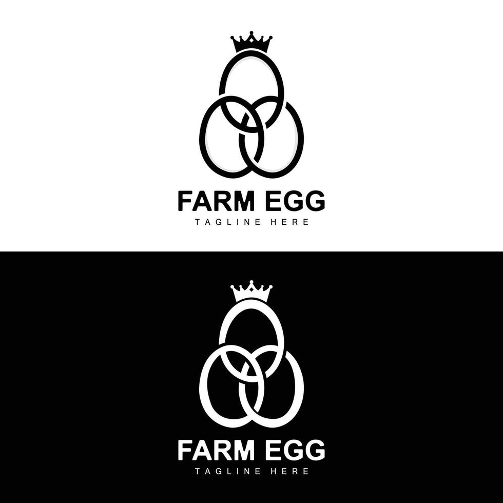 ägg logotyp, ägg bruka design, kyckling logotyp, asiatisk mat vektor