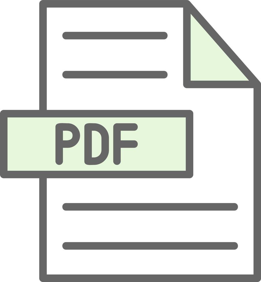 Pdf-Vektor-Icon-Design vektor