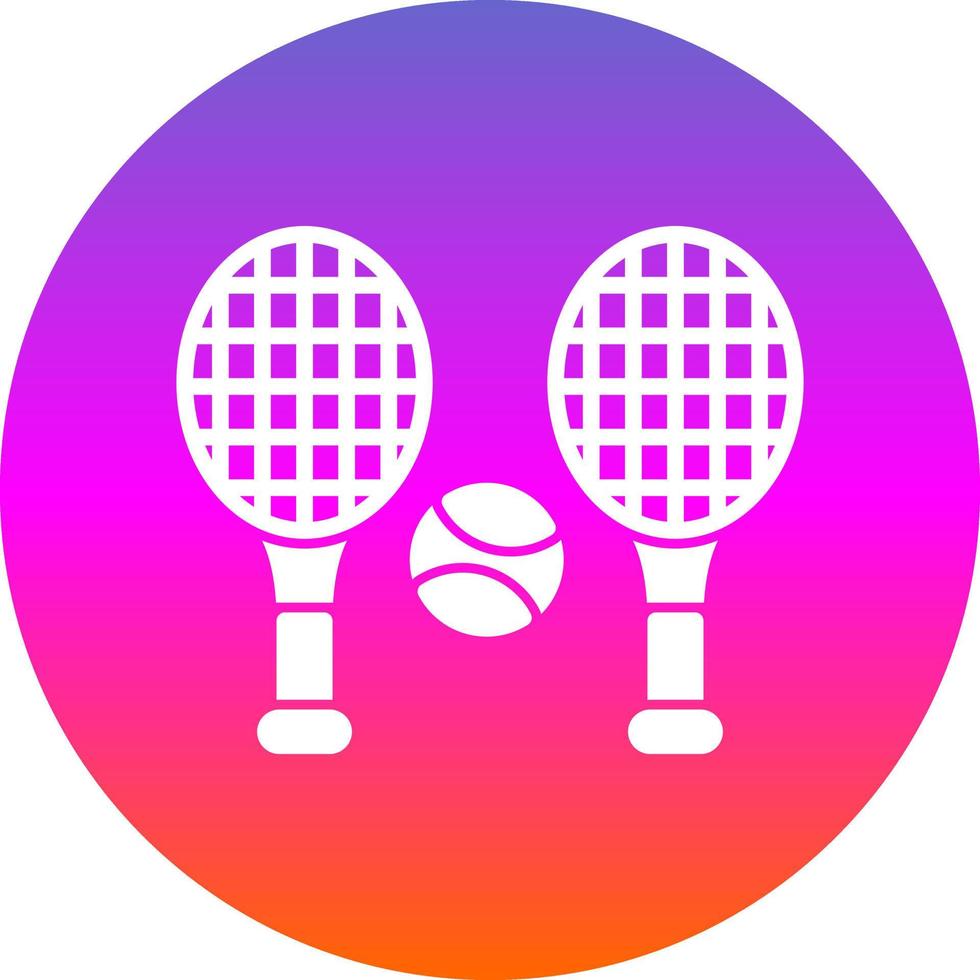 Tennis-Vektor-Icon-Design vektor