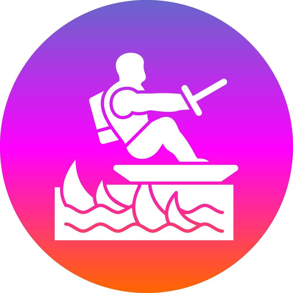 Surfen-Vektor-Icon-Design vektor