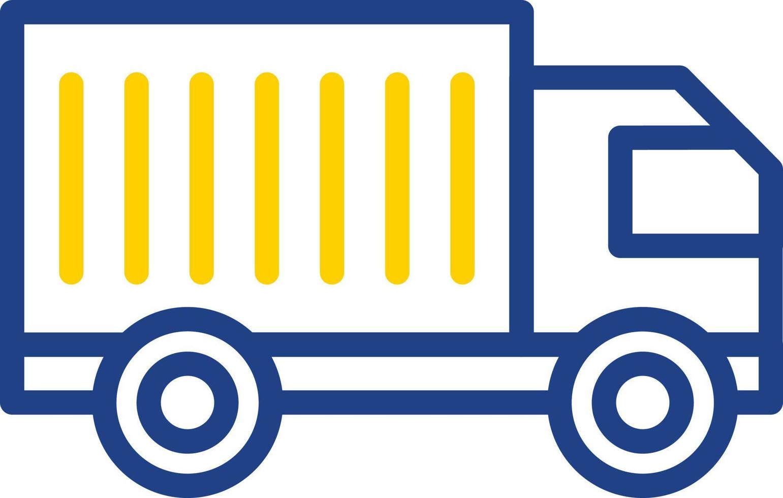 Fracht-LKW-Vektor-Icon-Design vektor