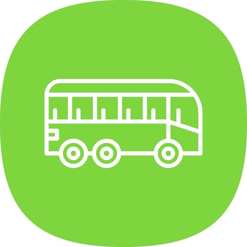 offentlig transport vektor ikon design