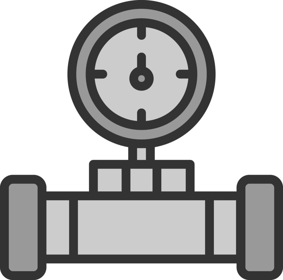 Wasserzähler-Vektor-Icon-Design vektor