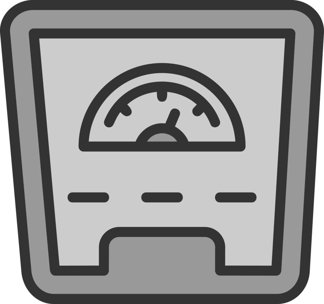 Gewicht Waage Vektor Icon Design