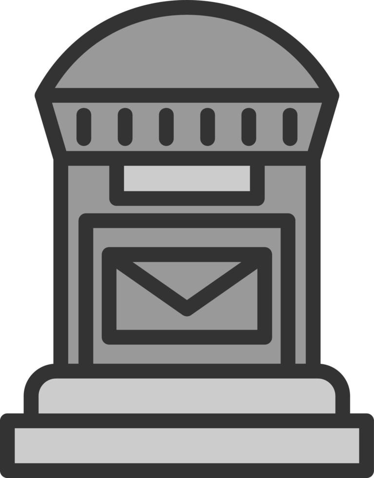 Briefkasten-Vektor-Icon-Design vektor