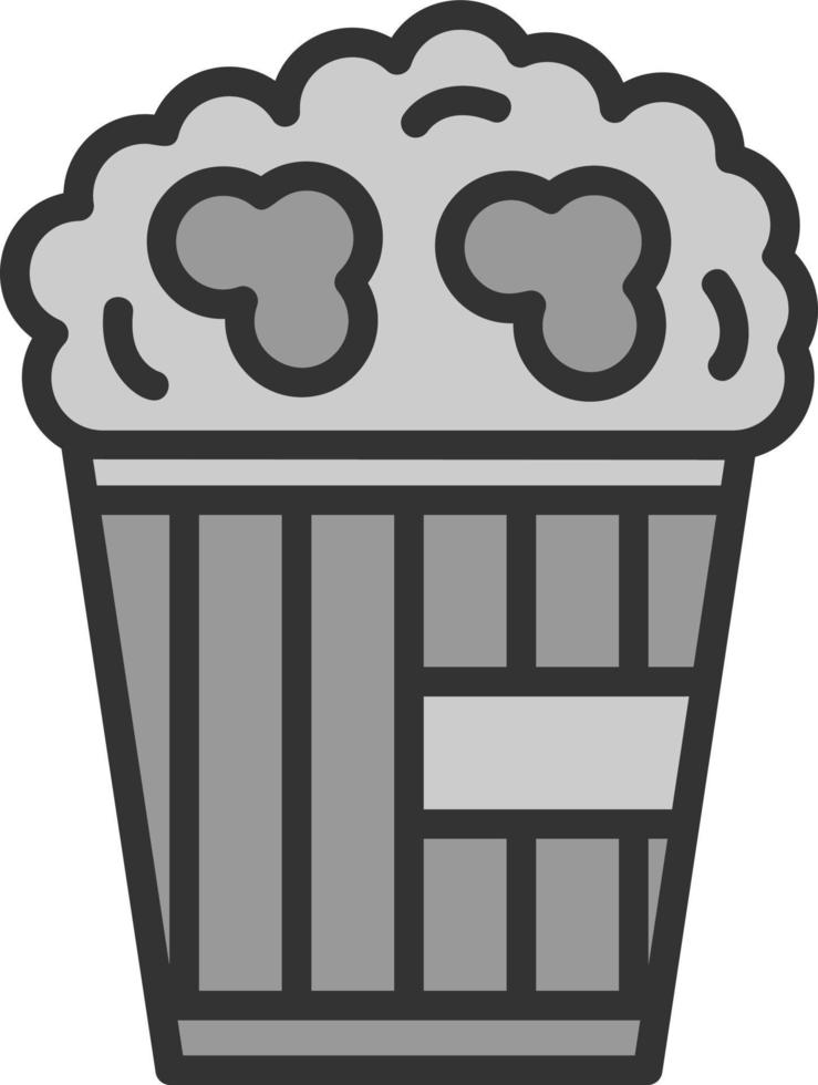 Popcorn-Vektor-Icon-Design vektor