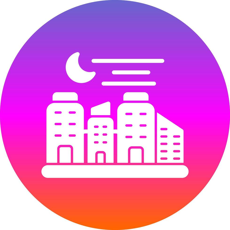 Stadt-Vektor-Icon-Design vektor