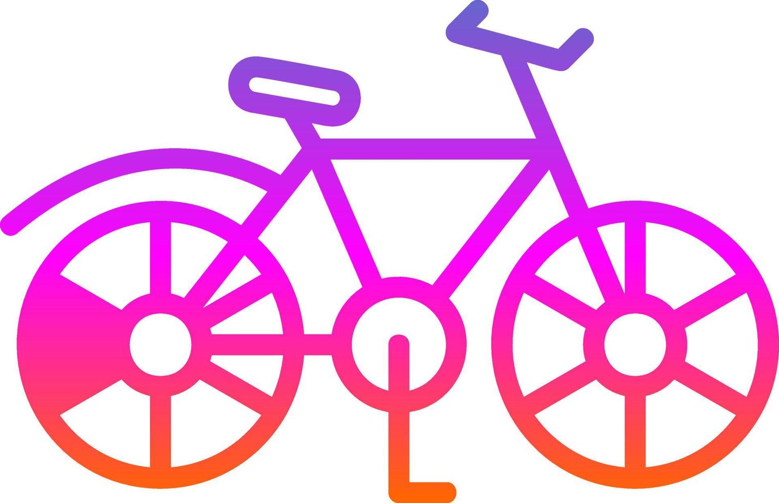 Fahrrad-Vektor-Icon-Design vektor