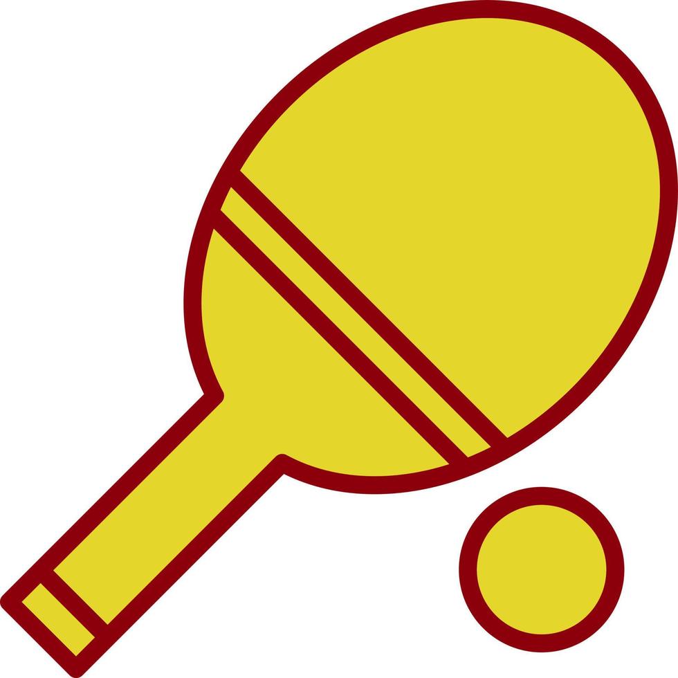 Ping-Pong-Vektor-Icon-Design vektor