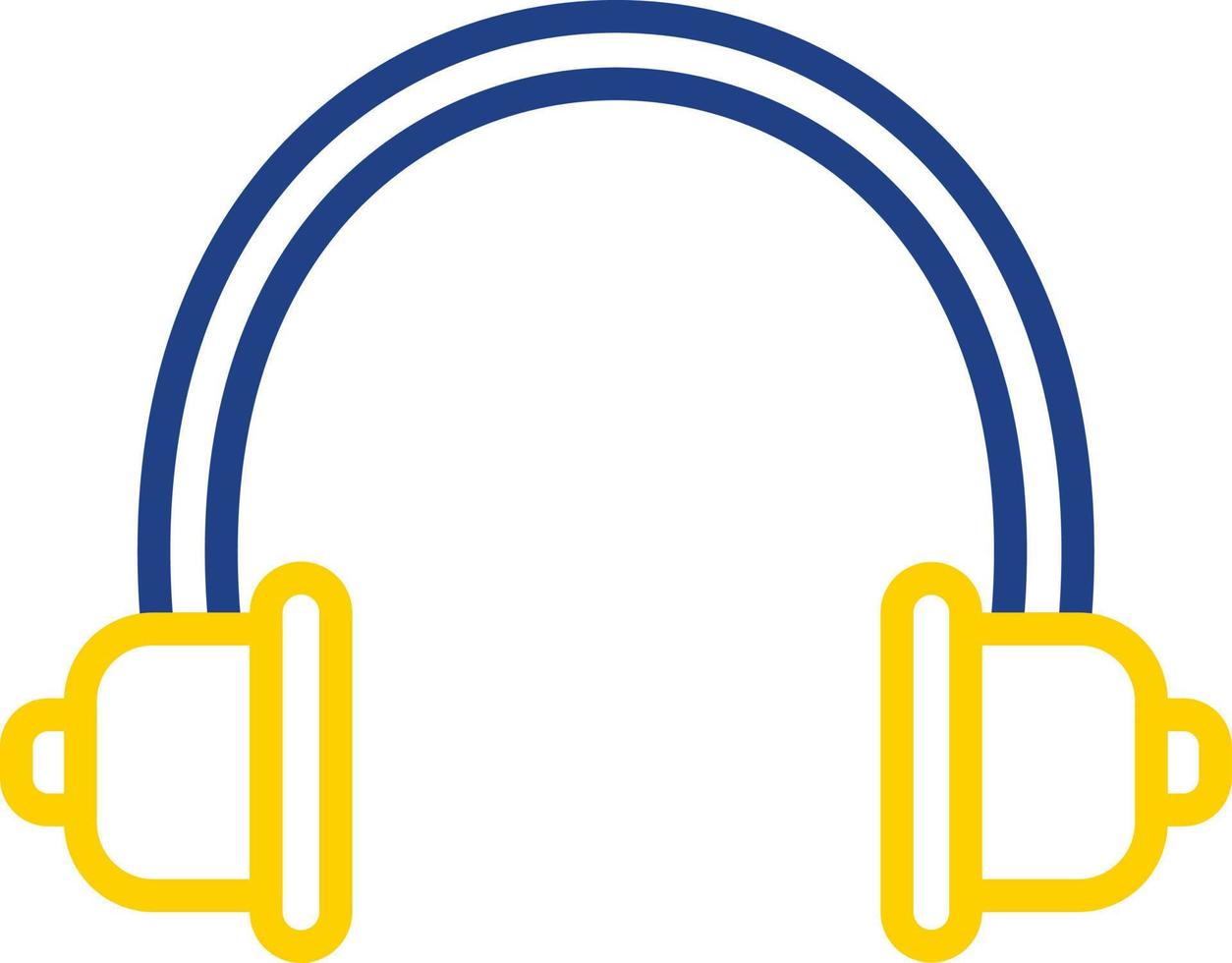 Audio-Headset-Vektor-Icon-Design vektor