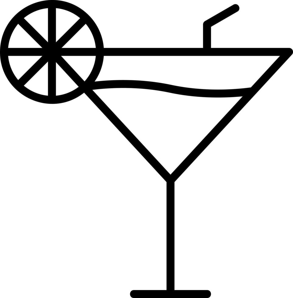 Cocktail-Vektor-Icon-Design vektor