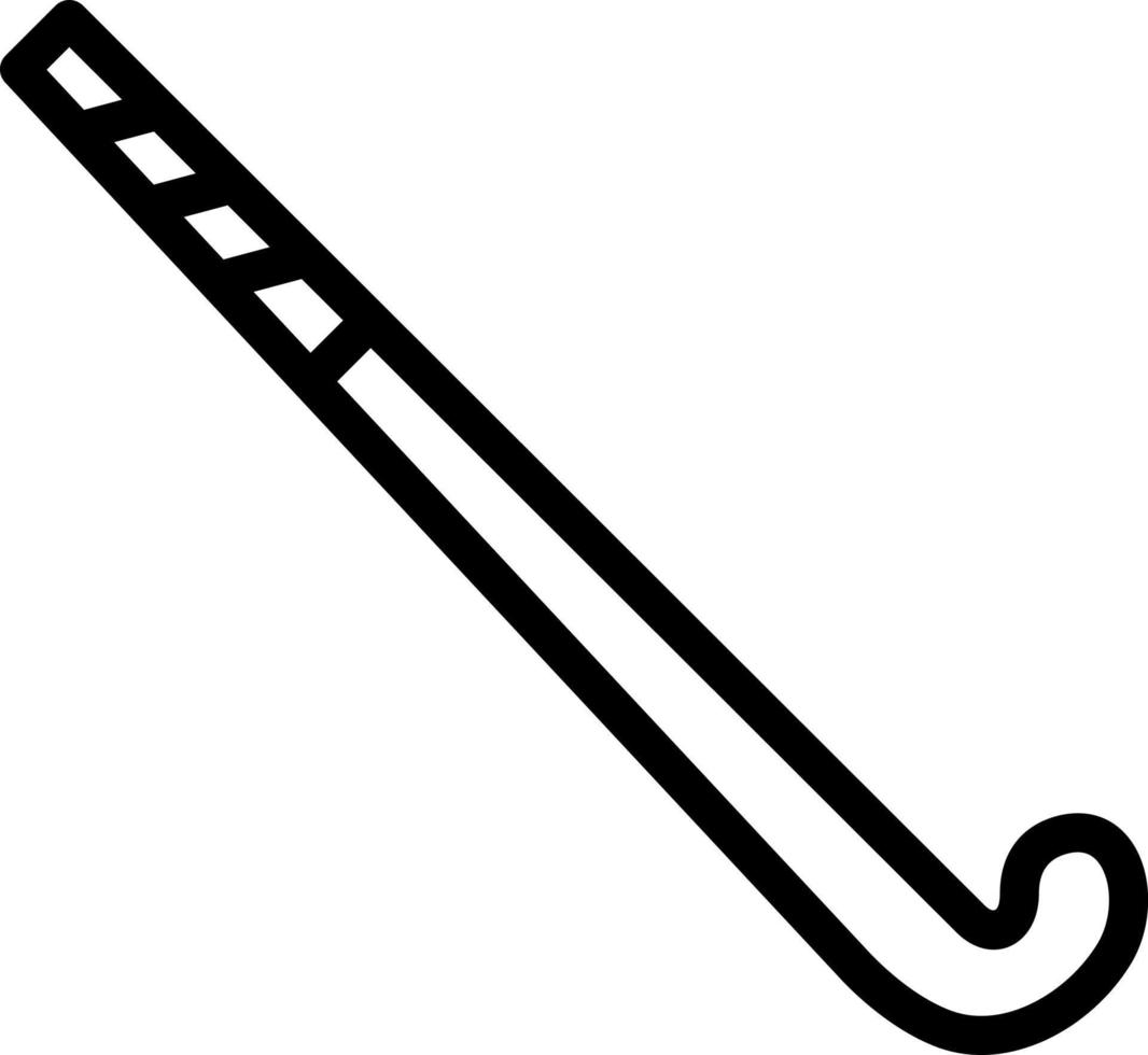 Hockeyschläger-Vektor-Icon-Design vektor