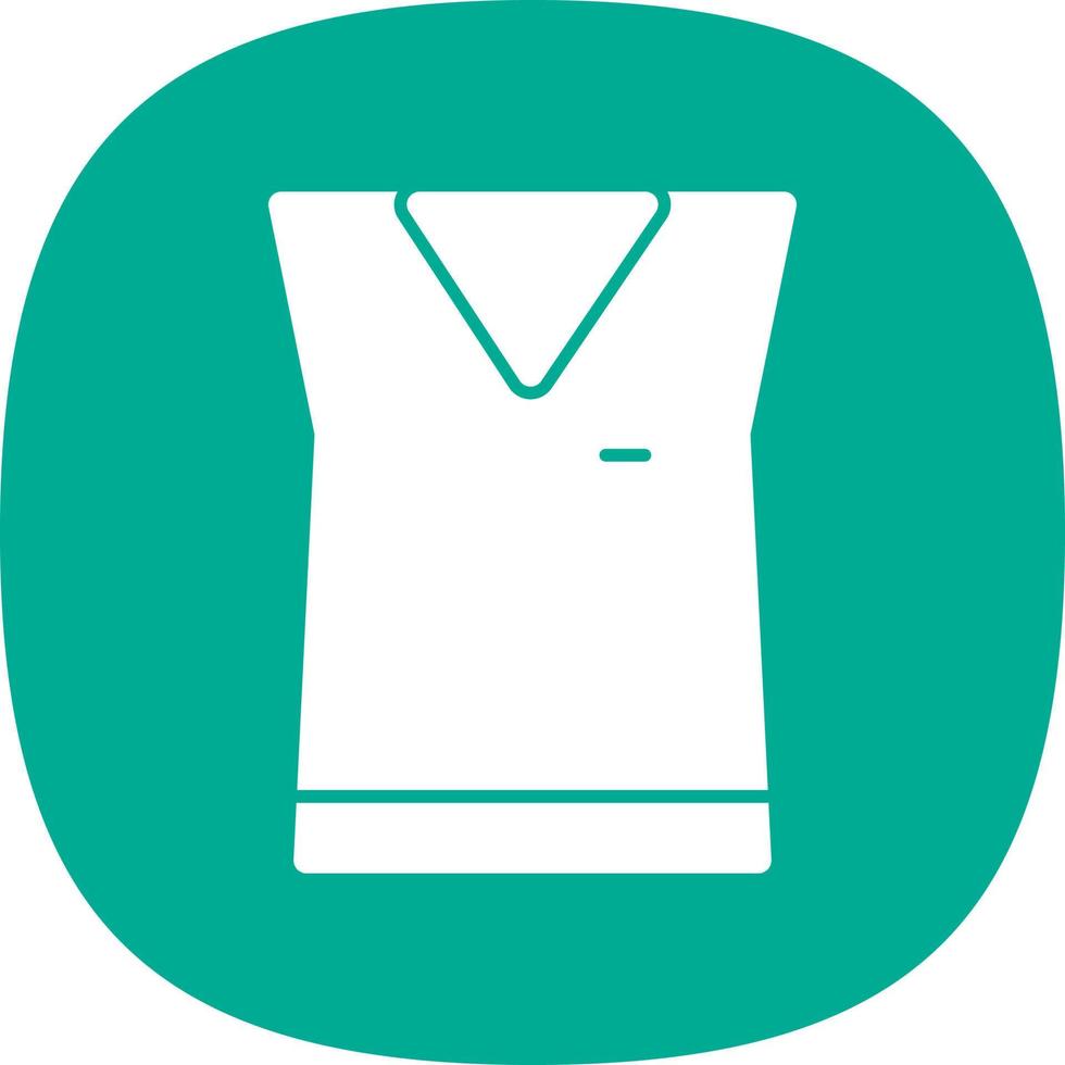 ärmelloses Shirt-Vektor-Icon-Design vektor