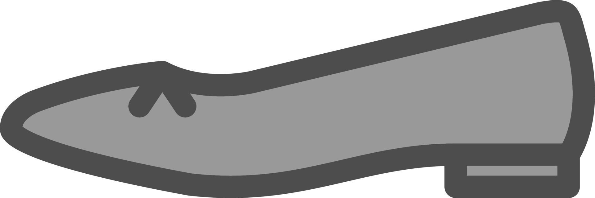 Flache Schuhe Vektor-Icon-Design vektor