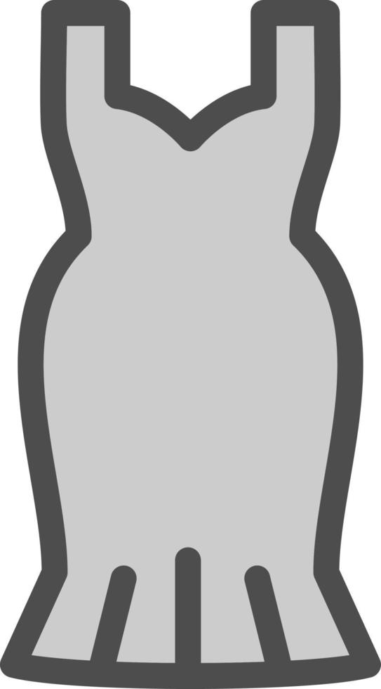 Cocktailkleid-Vektor-Icon-Design vektor