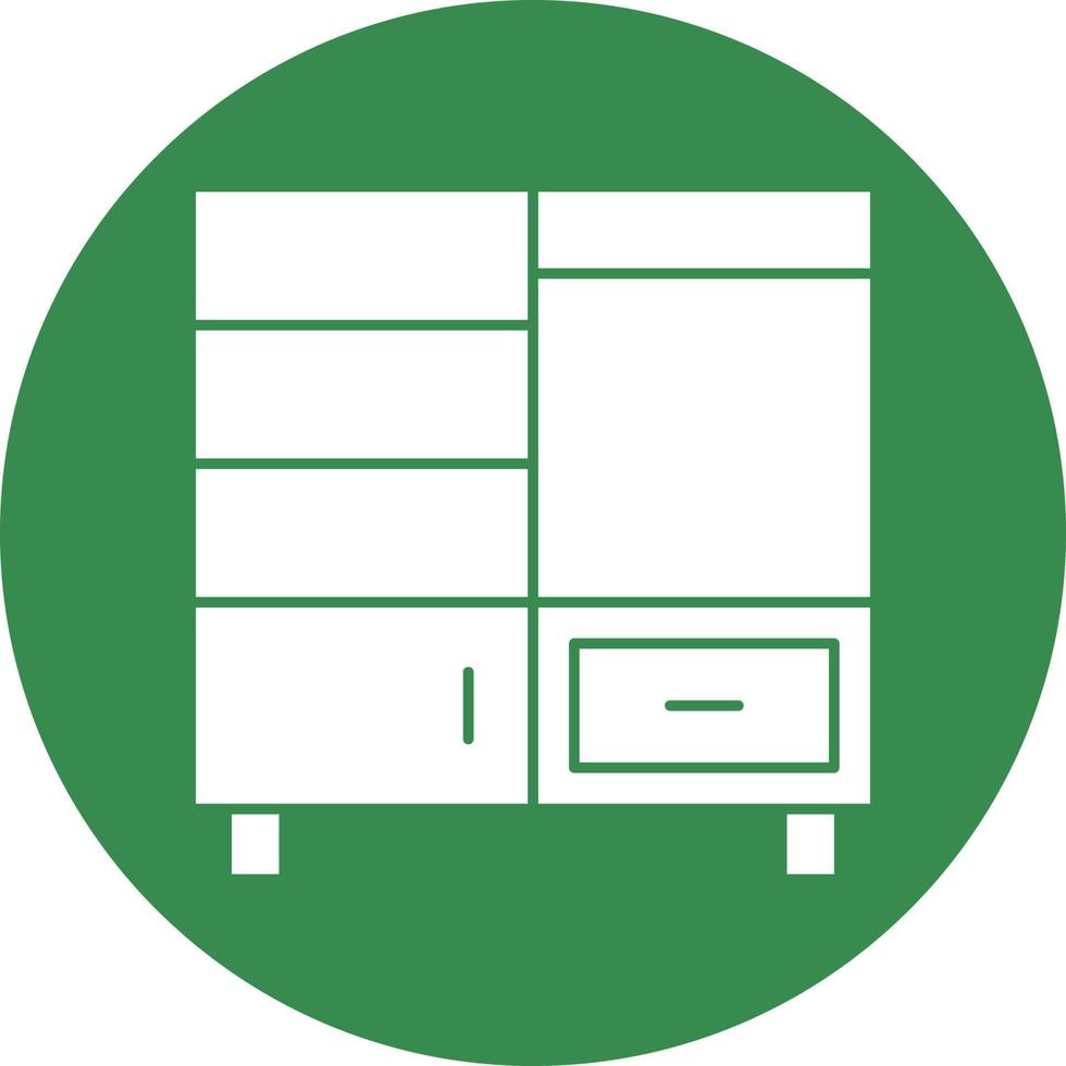 Kleiderschrank-Vektor-Icon-Design vektor