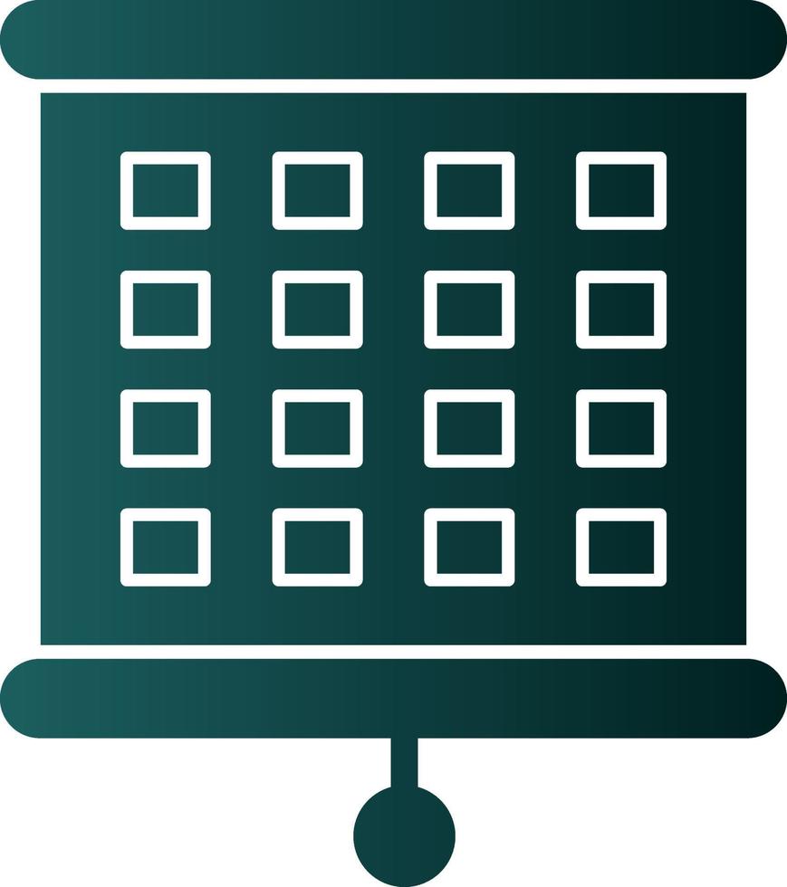 snellen Diagram vektor ikon design