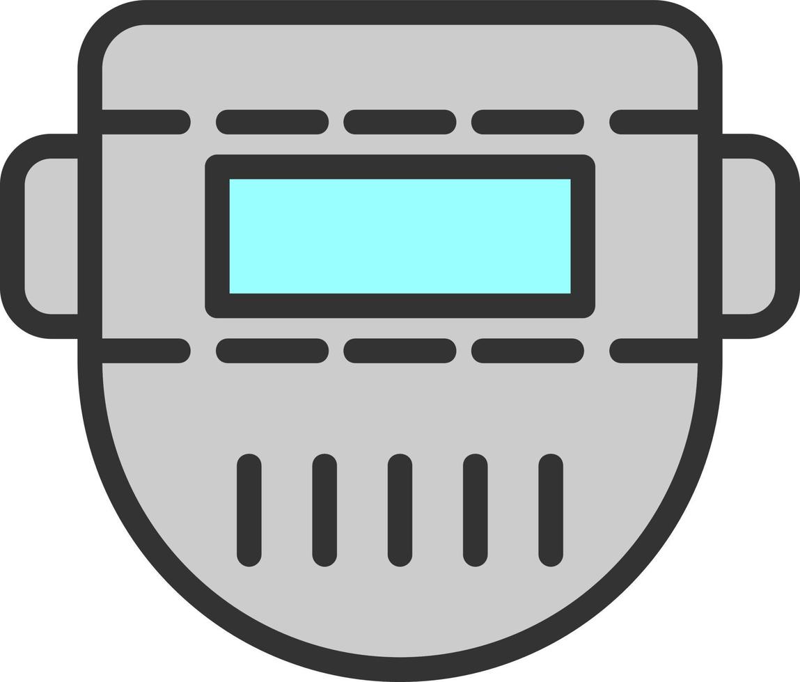 Schweißmasken-Vektor-Icon-Design vektor