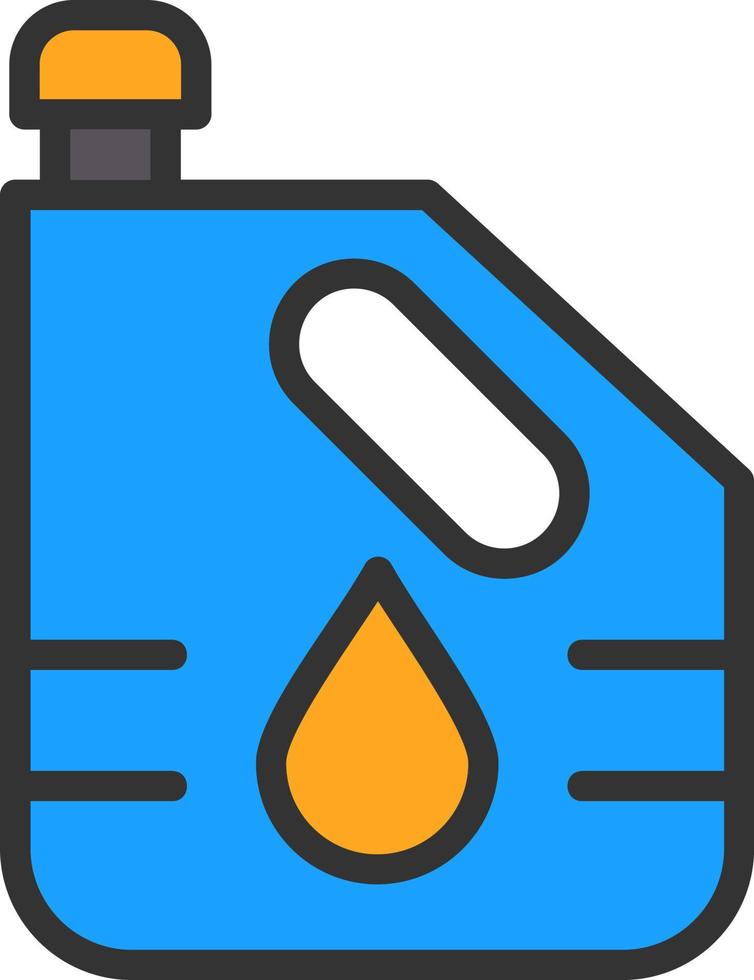 Öl-Vektor-Icon-Design vektor