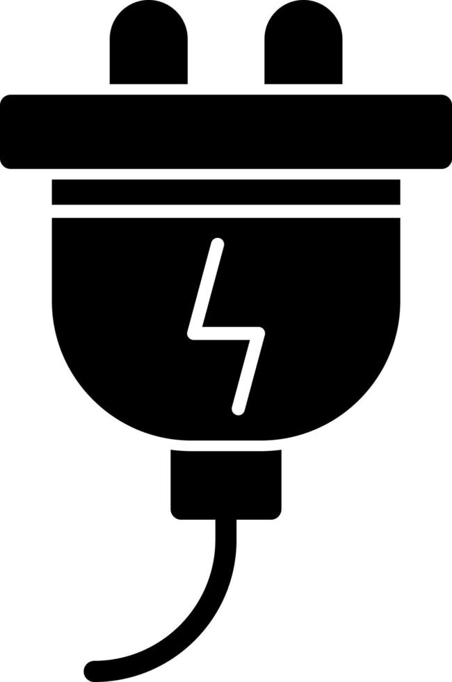 elektrische Stecker-Vektor-Icon-Design vektor