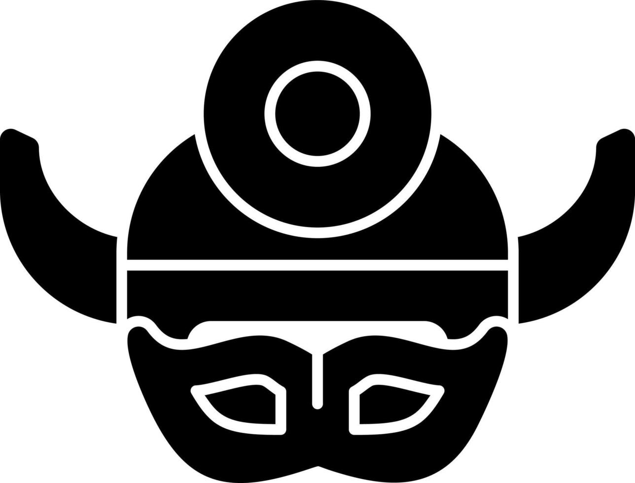 Maskenvektor-Icon-Design vektor