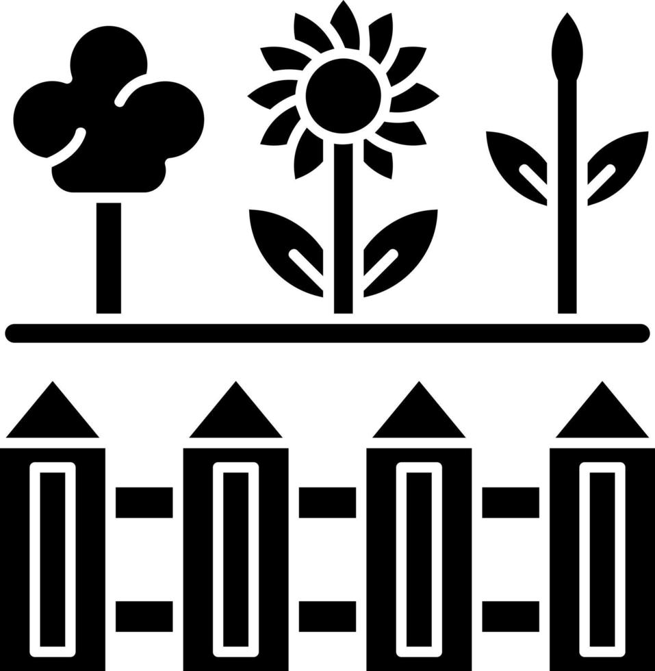 Garten-Vektor-Icon-Design vektor