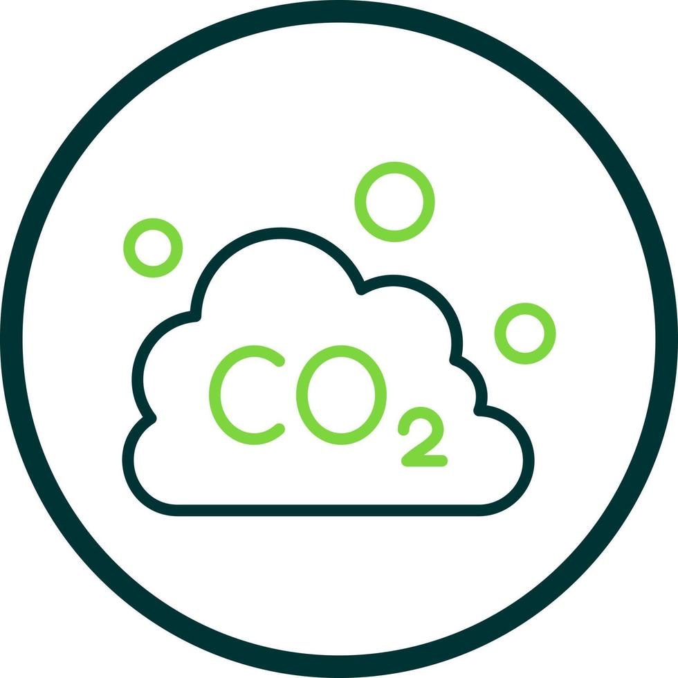 Co2-Vektor-Icon-Design vektor