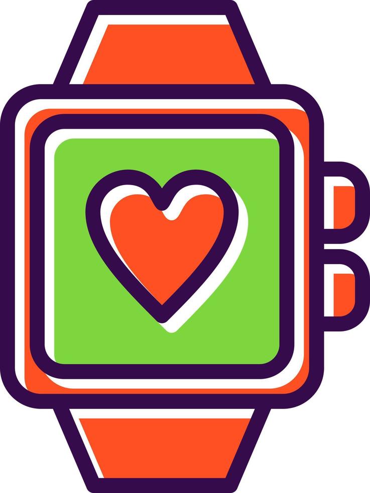 Smartwatch-Vektor-Icon-Design vektor