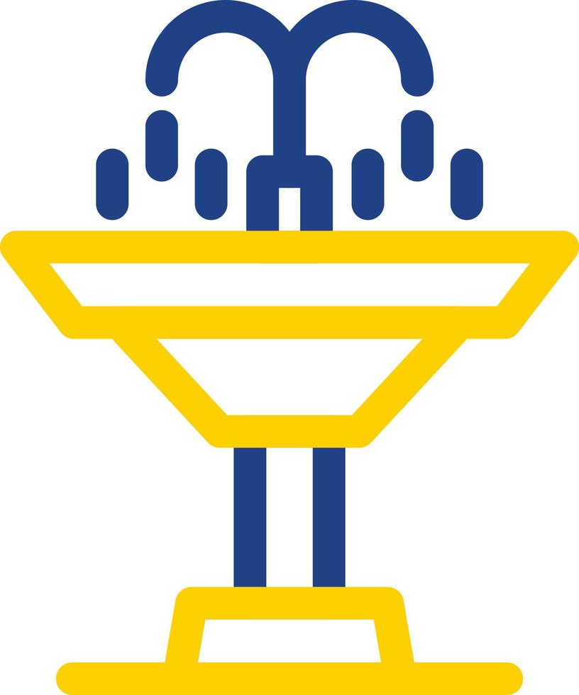 Brunnen-Vektor-Icon-Design vektor