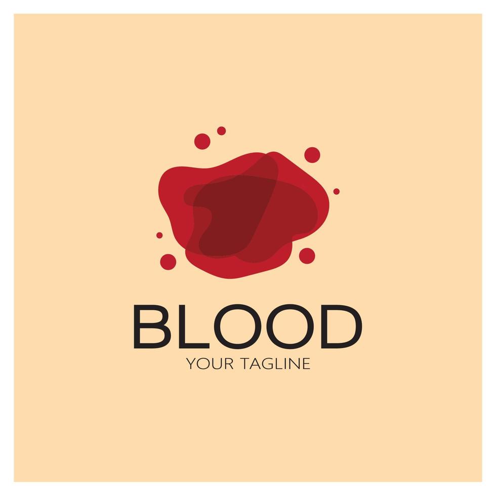 zirkulierendes Blut, Blutspende, Blutspende Logo Symbol Illustration Vorlage Design Vektor für medizinische Zwecke Kräutermedizin Klinik Krankenhaus und Bluttransfusion