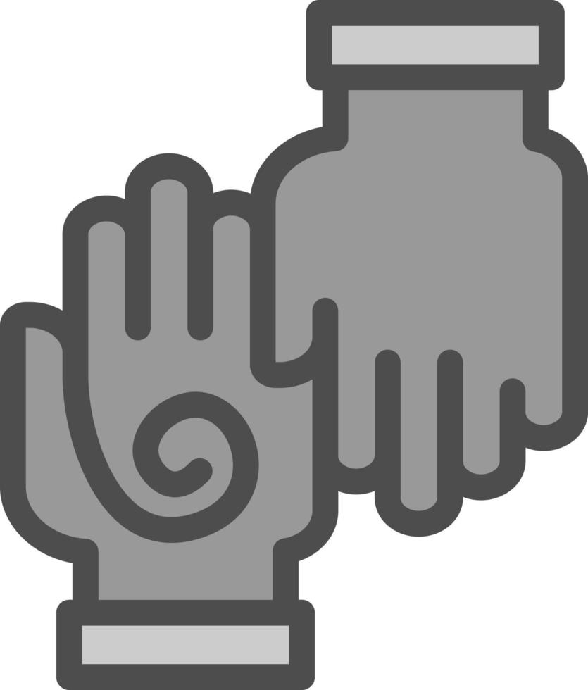 Handmassage-Vektor-Icon-Design vektor