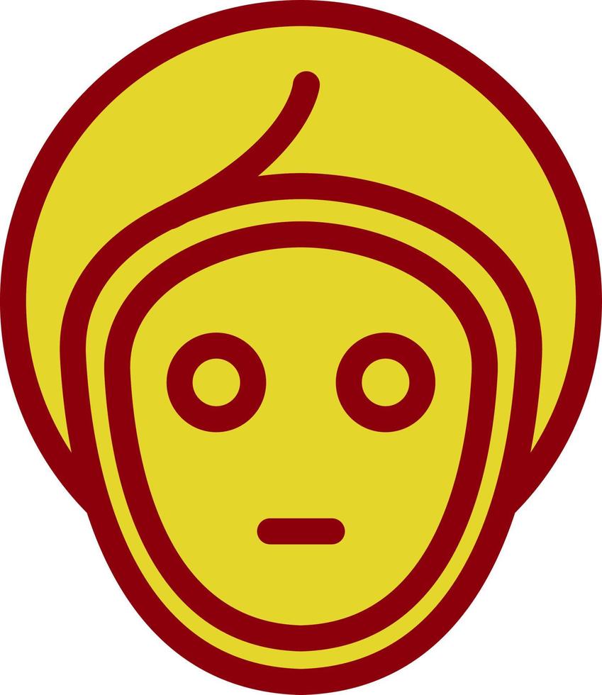 Gesichtsmasken-Vektor-Icon-Design vektor