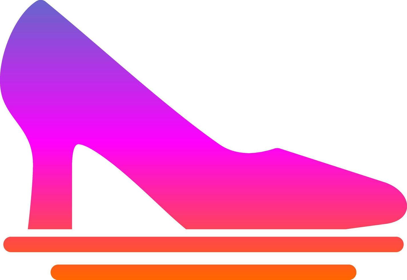 High-Heel-Vektor-Icon-Design vektor