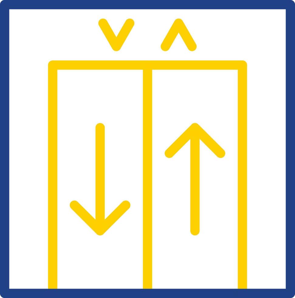 Lift-Vektor-Icon-Design vektor