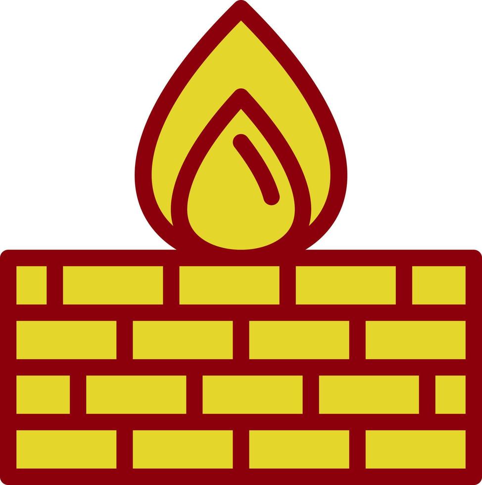 Firewall-Vektor-Icon-Design vektor